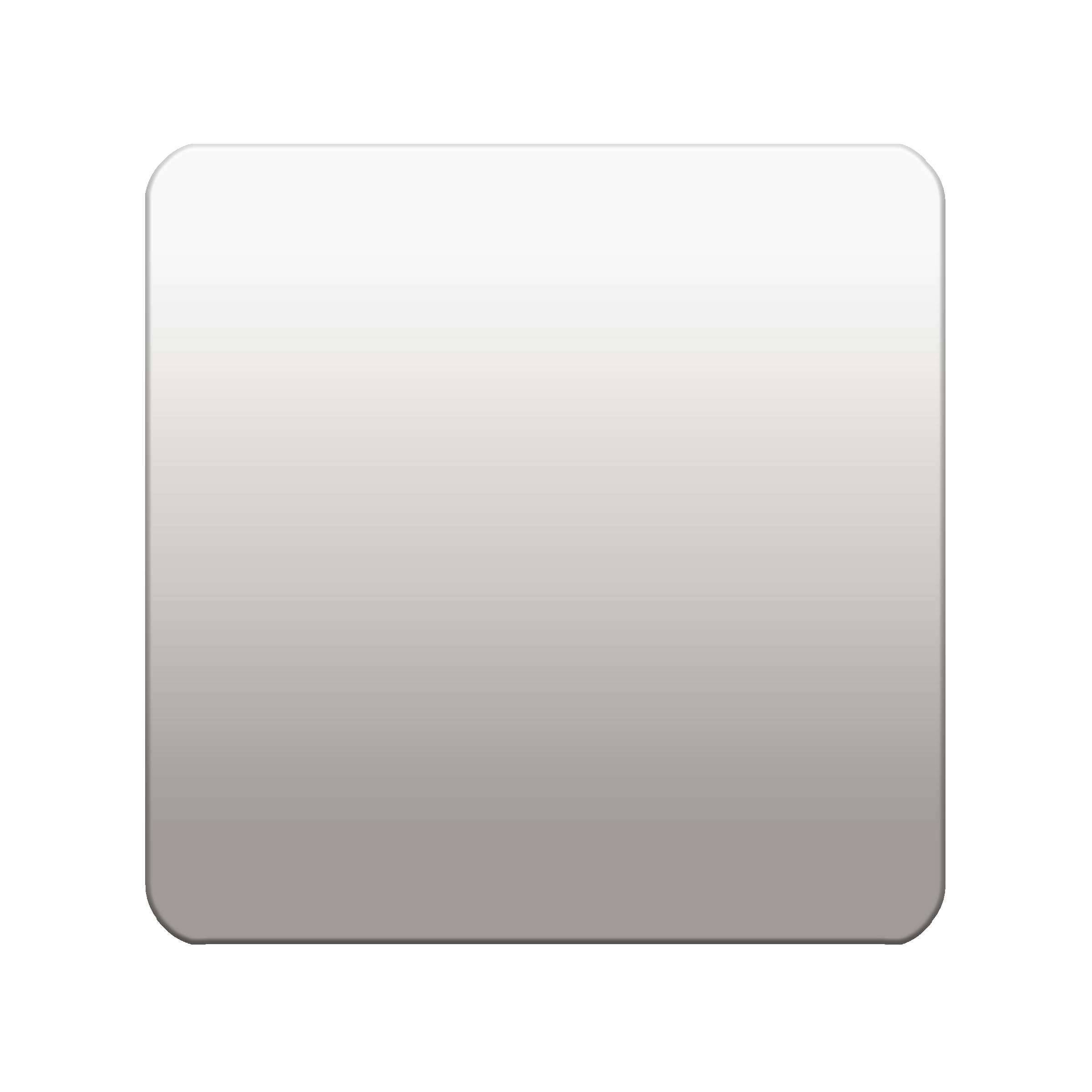 LIDER Screwless 1-Gang Blank Metal Faceplate, Blank Plate for Wall Socket, Flat Cover for Standard UK Pattress Boxes, Durable Metal Material, Round Edges, UKCA Certified, Polished Chrome โ image 1
