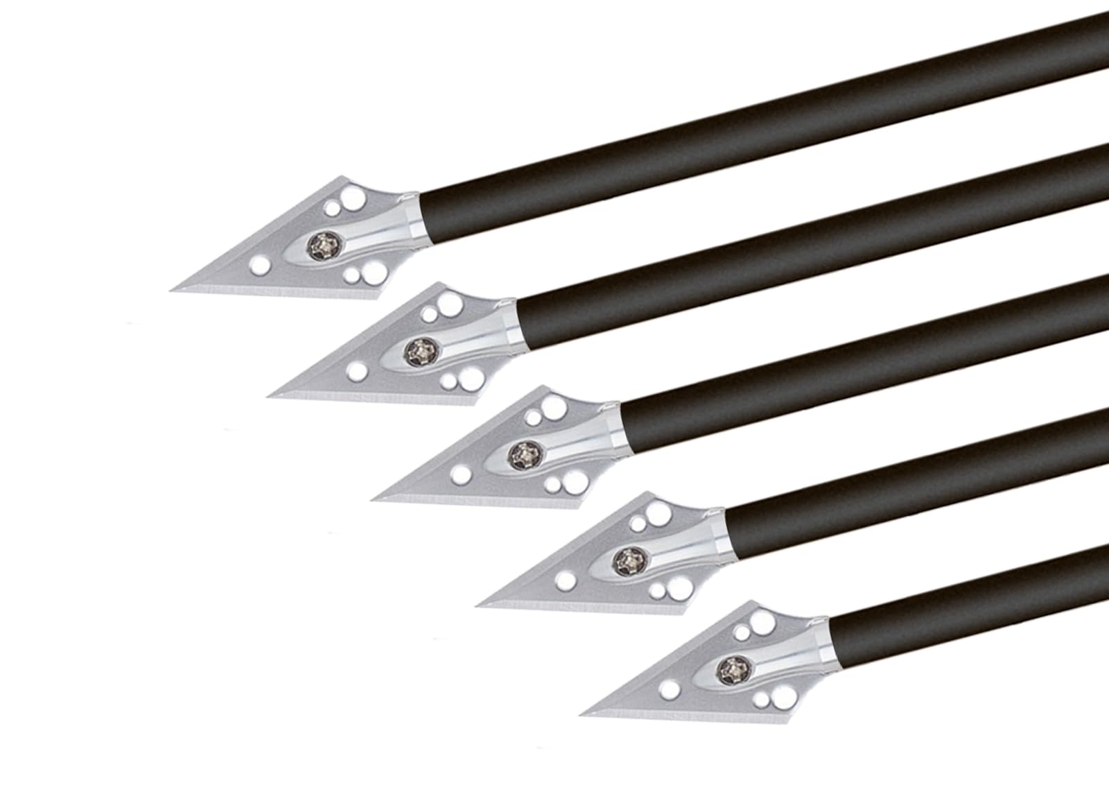 6,3" Bulloni per Balestra a Pistola in Carbonio Mini Frecce per Balestra con Punte da Caccia per 50-80lbs Pistola Balestra di Precisione Bersaglio Esercitarsi Frecce da Caccia (12pcs Verde)