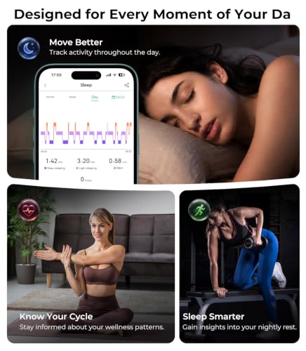 Image of 7 Gen Diamond Smart Ring 【Industry Rank 1-0 Measurement Error】 2026 Smart Ring for Women - Advanced Health Tracker for Wellness and Activity Tracking, Green 7#