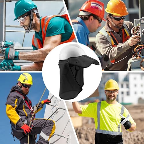 Parasol de visera de casco duro de secado rápido con protección de bloqueo UV 4