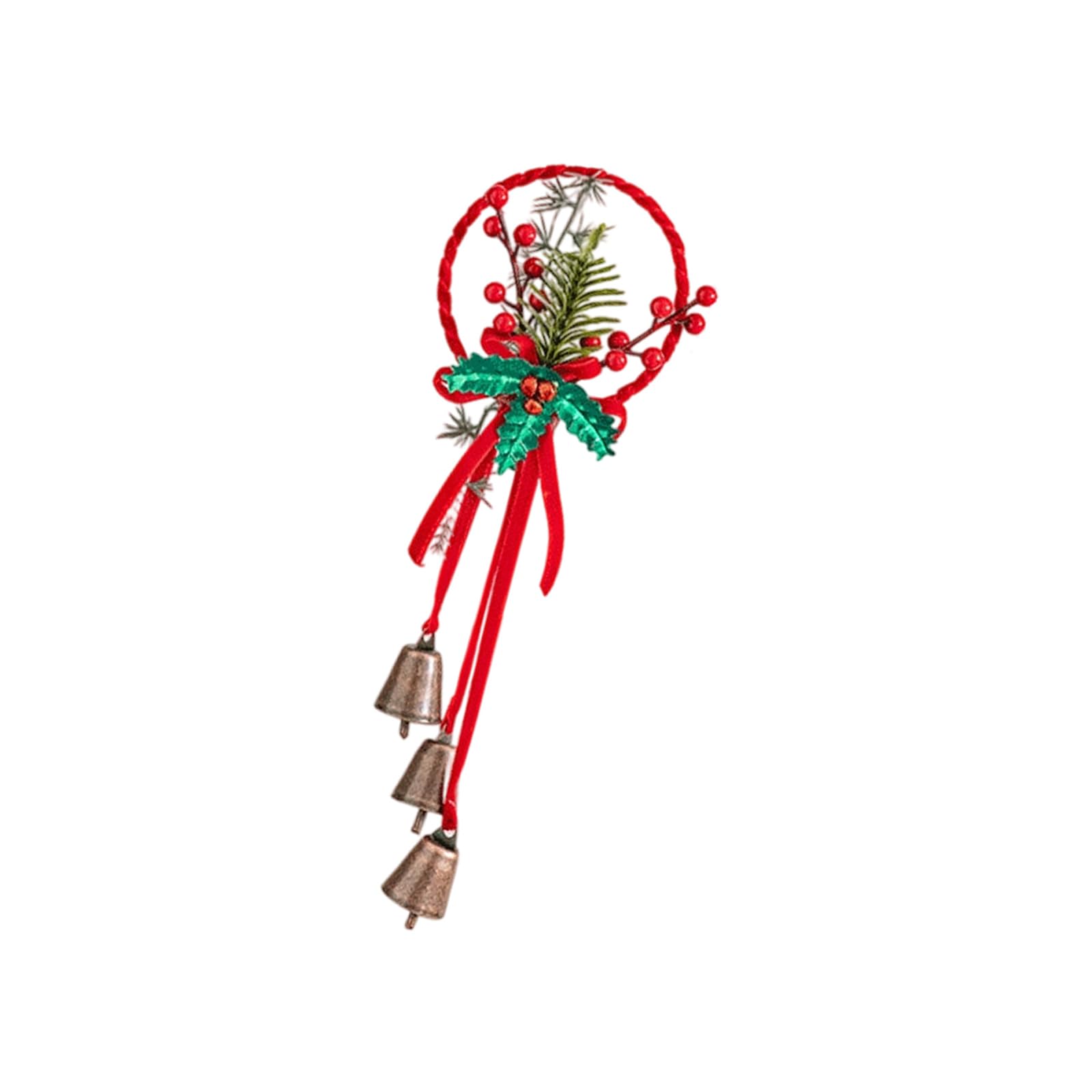 Klynovalu Various Season Iron Bells Ornament for Indoor Outdoors Decorating Sturdy Construction and Setups Feature Multipurpose Party Bells Accessory