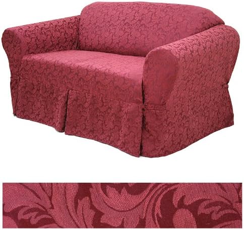 Damask Berry Furniture Slipcover Loveseat 587