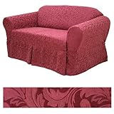 Damask Berry Furniture Slipcover Loveseat 587