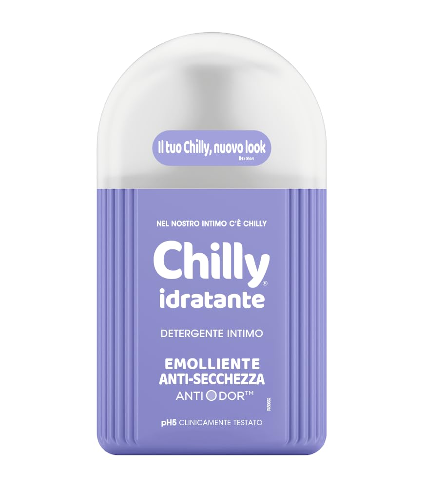 8x Chilly Intimreiniger Feuchtigkeitsspendendes - Weichmachende Anti-Trockenheit Wirkung 200ml + Beni Culinari Kostenloser Schlüsselanhänger