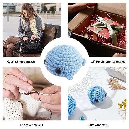 FREEBLOSS Kit Crochet Sac Gris - Complet Avec Tutoriel | Pour Débutants Et Adultes
