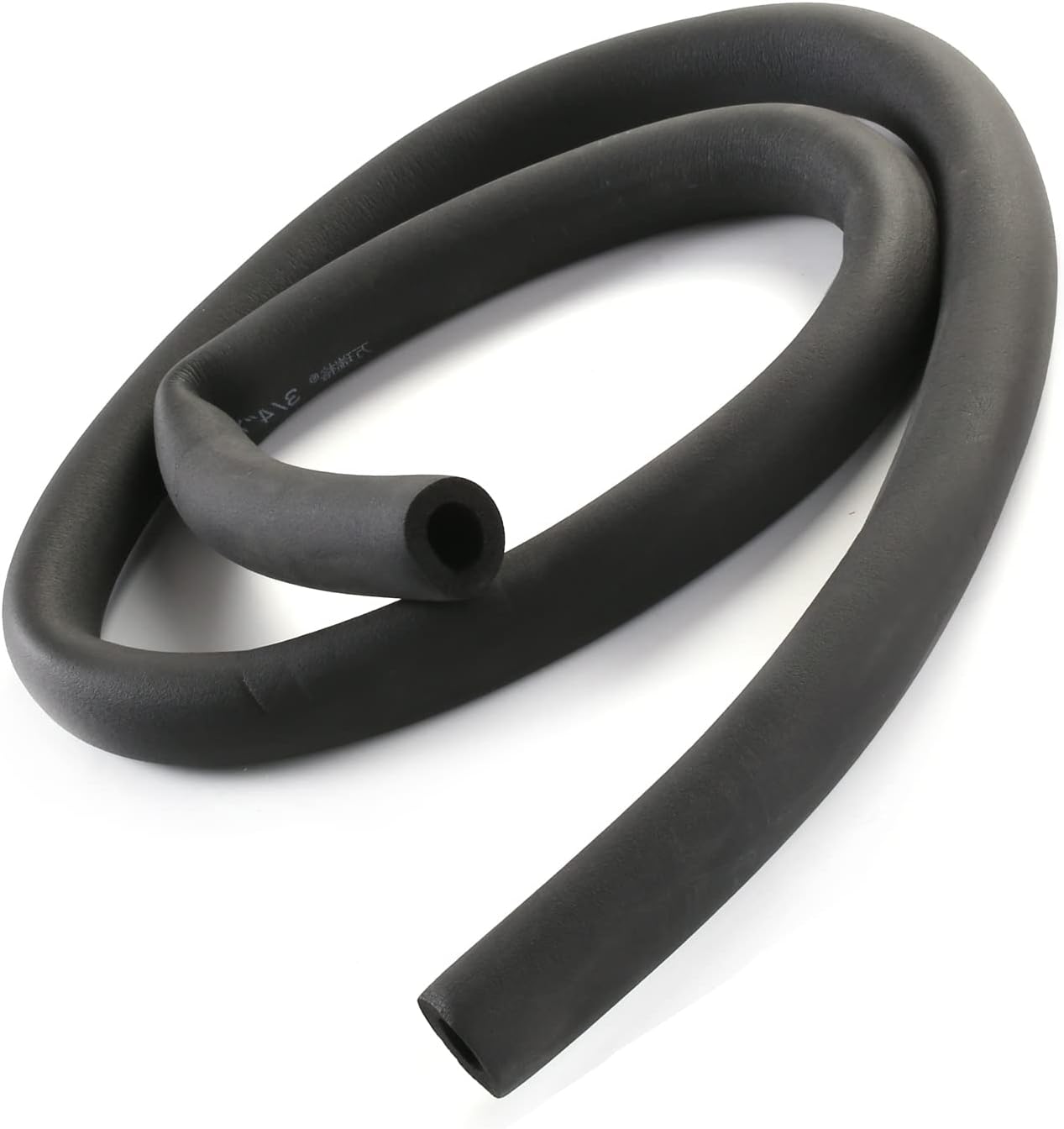 Othmro 1 PCS Foam Hose 0.74 inches x 0.35 inches(ID x TIK) Air Conditioner Heat Insulation Pipe Black 5.9 Foot Length