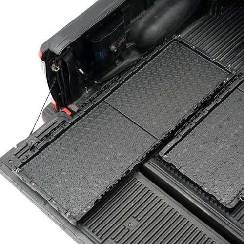 KOKSHELY Heavy-Duty Dual-Wall Sliding Truck Bed Cargo Tray with Wheels, Truck Bed Slide-Out Truck Bed Cargo Tray for Long Beds, Truck Bed Organizer Tray, Fits Most Full-Size Pickups