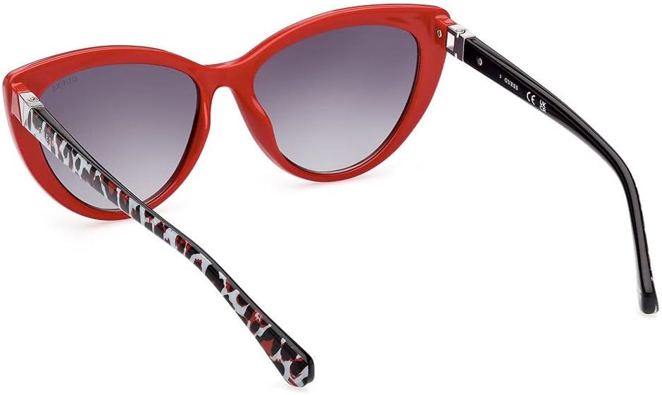 GUESS Sunglasses GU 5211 66B Shiny Red/Gradient Smoke