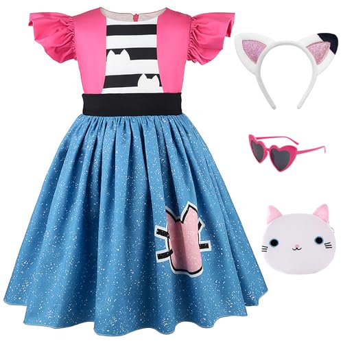 Vestido Casual de Princesa con Orejas para Niñas miniatura 1