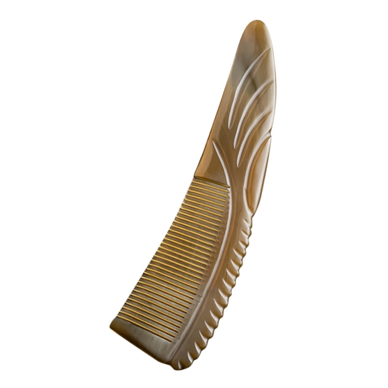 Healeved 3pièces Peigne De Massage Corne De Bœuf Peigne Démêlant Pour Hommes Et Femmes Anti-statique Naturel Et Pour Massage Relaxant Du Chevelu
