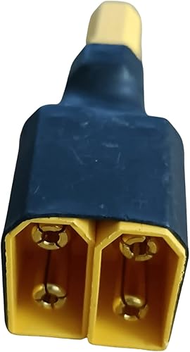 Miniatura 6 de Paquete de 2 conectores de batería paralela XT90 1-hembra a 2 machos adaptador divisor paralelo para cuadricópteros RC Multirotores Batería LiPo