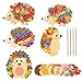 DATIFF 9 Stück Igel Bastelsets für Kinder Herbst Igel Kreativsets zum Basteln Kreative Kunst Kunsthandwerk Bastelhandwerk Ideale Bastelkoffer Herbstdeko mit Pailletten Moosgummi für Herbstzeit Kinder mit günstig Kaufen-DATIFF 9 Stück Igel Bastelsets für Kinder Herbst Igel Kreativsets zum Basteln Kreative Kunst Kunsthandwerk Bastelhandwerk Ideale Bastelkoffer Herbstdeko mit Pailletten Moosgummi für Herbstzeit