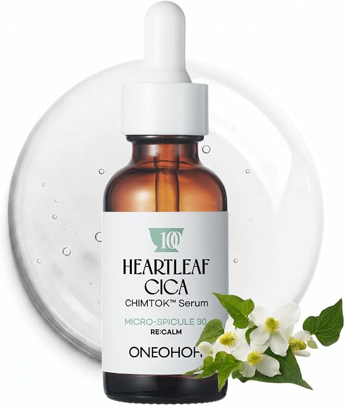 Sérum facial de Centella Asiatica e Heartleaf CHIMTOK™ ONEOHOH, 30 mL