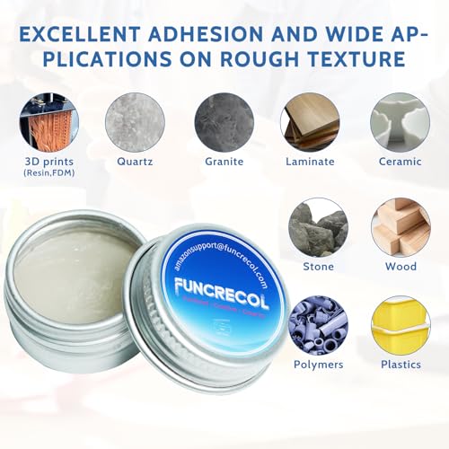 Image of Plastic Putty - UV Light Curing Putty 365-405nm Fast Cure, Sand & Paint Ready, Opaque Multi-Surface Repair Filler for Crafts & 3D Prints, UV Putty 5g