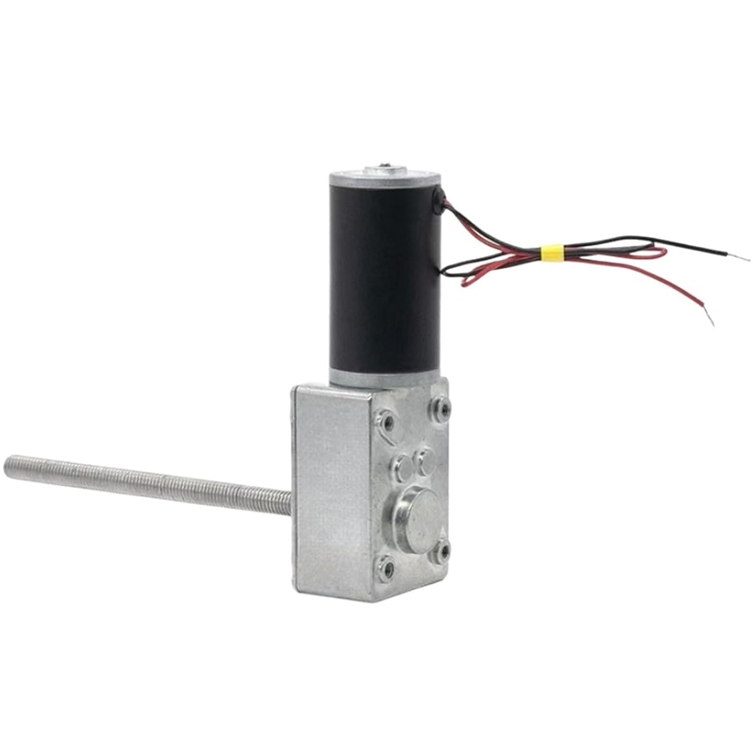 5840-31ZY Worm Gear Reducer Motor Screw Motor M8 Screw Shaft 12v24V self-Locking Motor 12-470RPM MAX 70KG.CM(7rpm,24V)