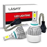 LASFIT PSX26W / 12278 LED Fog Light 60W 7600LM/set 6000K Crystal White Flip COB LED Chips 1x Pair (2pcs)
