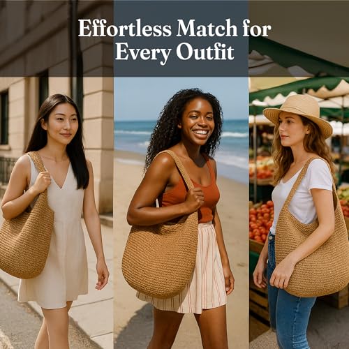 Bolso Boho de Fibra Tejida para Mujer miniatura 3