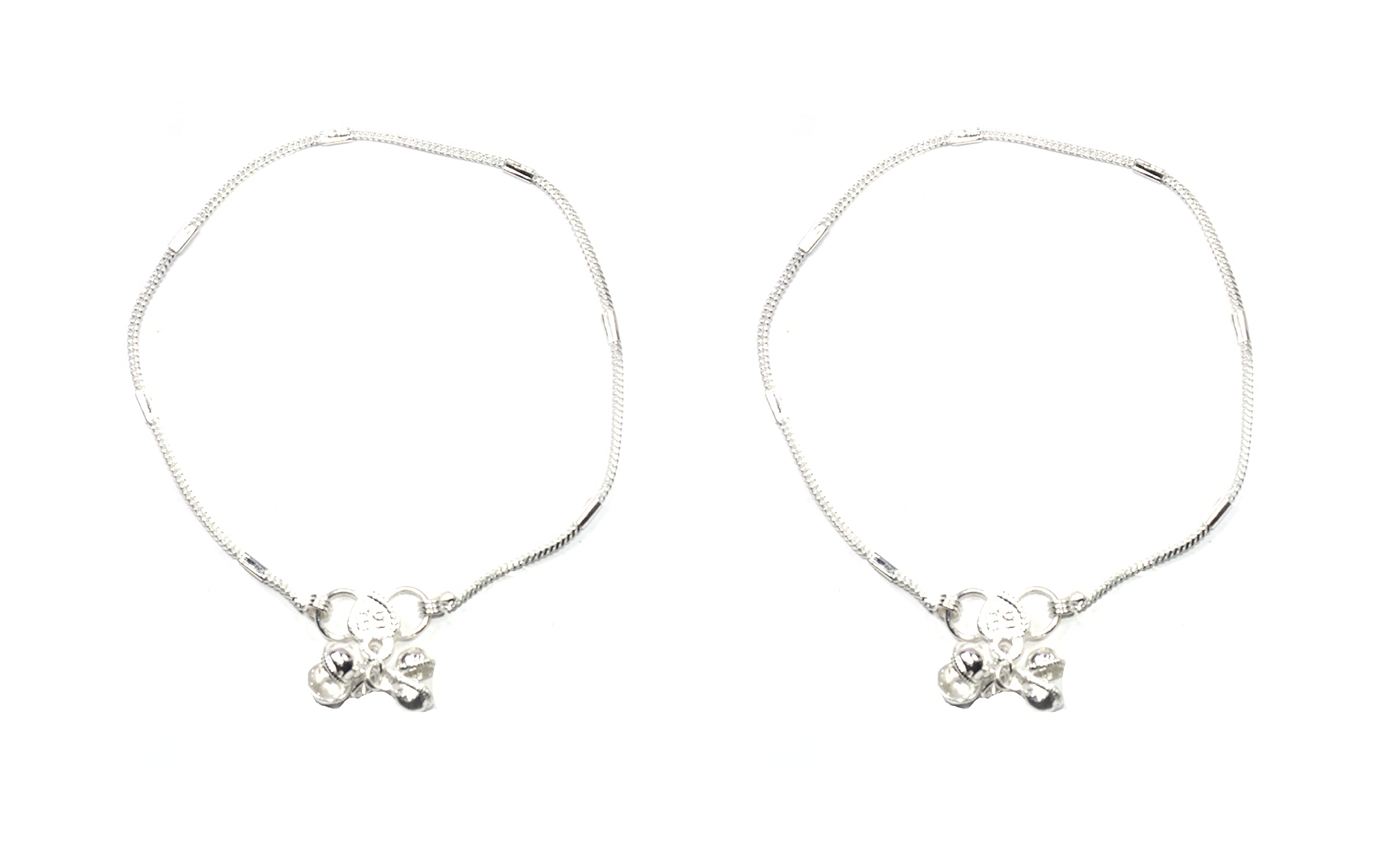 Frolics India Silver Beads Studded Alloy Anklet For Women and Girls (Style 3) (B09B2L42G5) Amazon Price History, Amazon Price Tracker