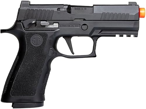 Sig Sauer Proforce P320 XCarry Pistola semiautomática de gas verde con 21 BB Mag, soplado completo BB de 0.236 in, cartuchos de gas verde no
