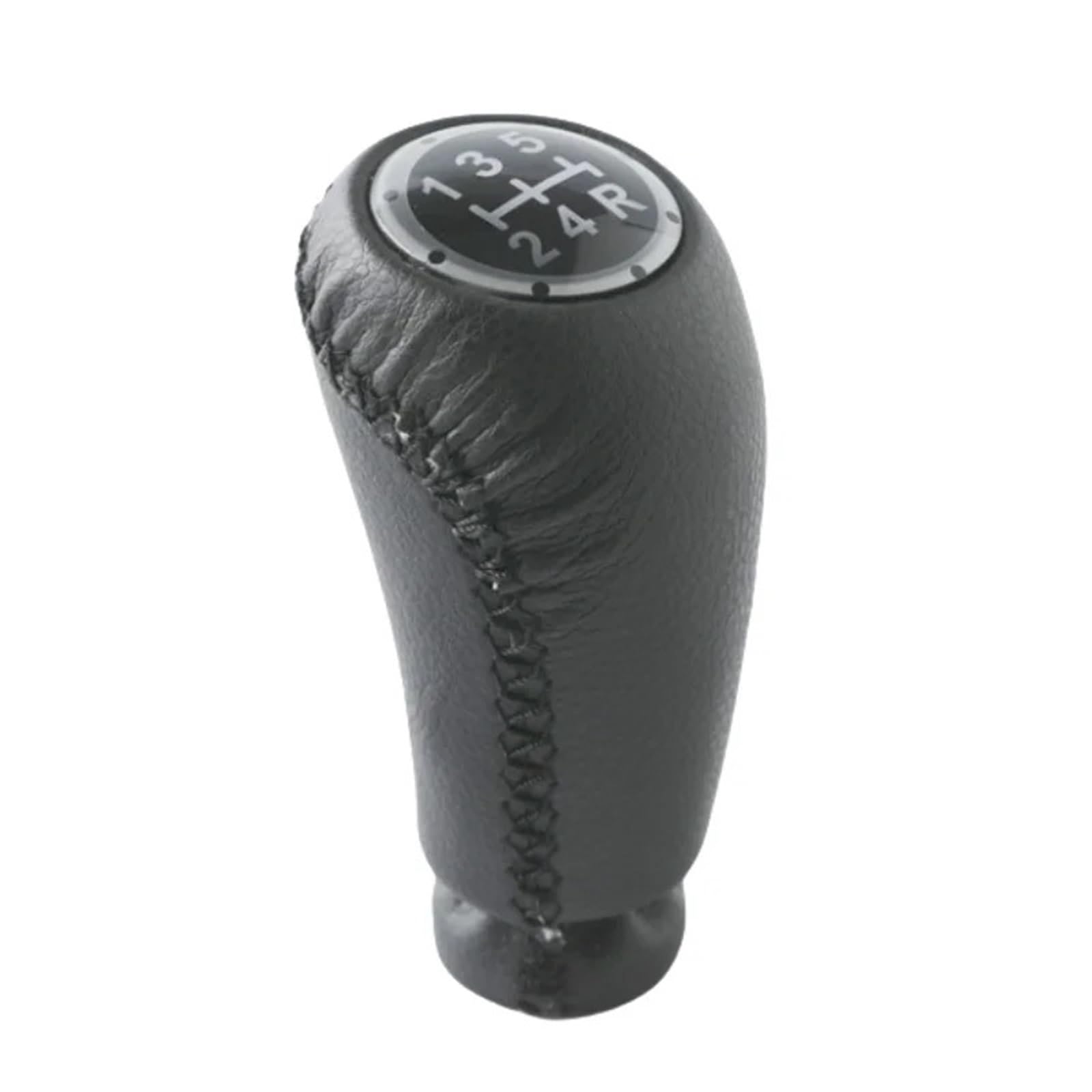 EHWLFVX Car Gear Shift for Fiat for Punto 188 MK2 Transmission Gear Shift Knob Head Lever Shifter Leather Gaiter Boot Case Collar Car Styling(K0728 Gear Knob)
