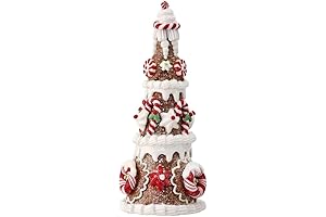 Gingerbread Figurines for Christmas: The Bridge Collection Gingerbread Cookie Tree Figurine