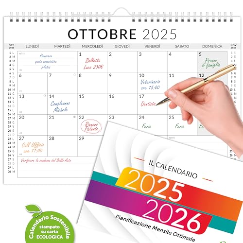 2025-2026 Wall and Table Calendar | 18 Month Monthly Planner | Hanging | A4-21 x 29.7 cm | July 2025 - December 2026 2025-2026 Wall and Table Calendar | 18 Month Monthly Planner | Hanging | A4-21 x 29.7 cm | July 2025 - December 2026
