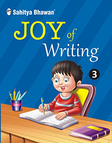 Sahitya Bhawan An Exclusive JOY OF WRITING English Handwriting Practice book for class 3 based on Marion Richardson Script. | Beautifully Illustrated