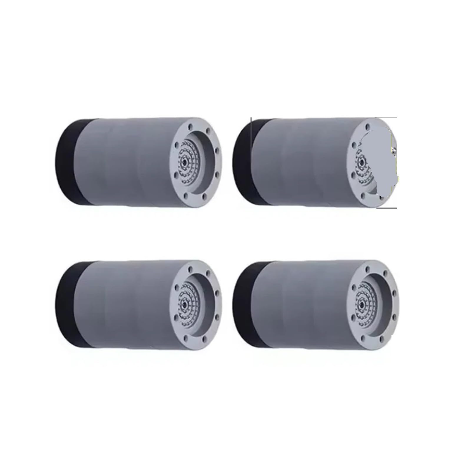 4 Stücke Anti Vibration Füße Pads Gummimatte Slipstop Stille Universal Waschmaschine Kühlschrank Unterstützung Dämpfer Stehen(4pcs 8.5cm G4512C)