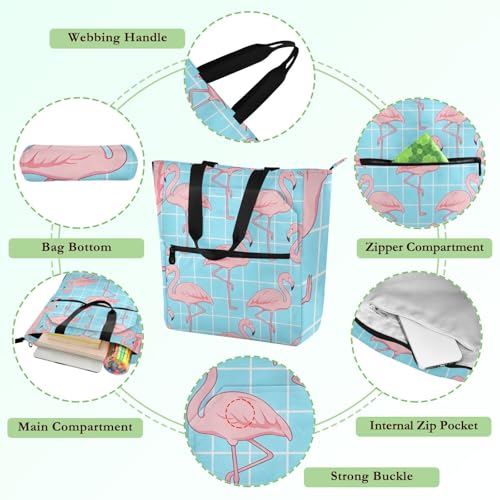 Bolsa de libros para niños ligera y resistente al agua para la escuela 5