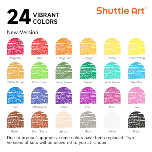 Image of Shuttle Art Crayons Bulk Set - 40 Boxes of 24 Assorted Colors, 960 Count Durable & Non-Toxic Teacher-Quality Crayons, School Supplies bulk For Family Class Party Favors