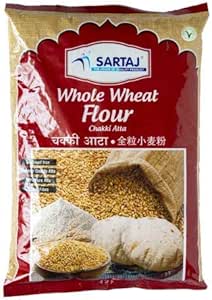 サルタージ 全粒粉 1kg チャパティーに最適なインド産のアタ 小麦粉 パン用 パラタ CHAKKI ATTA Whole Wheat Flour