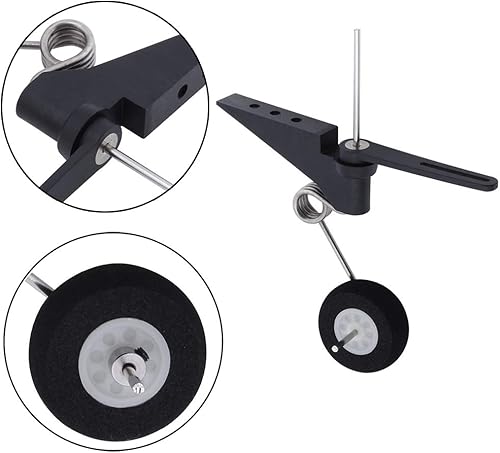 Miniatura 3 de Piezas de avión RC de la asamblea de la rueda de cola para 50cc-120cc Nitro Electric Plane Pilot Pieza de repuesto