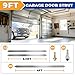 Sidasu 9 FT Garage Door Strut, Heavy Duty Steel Garage Door Reinforcement Strut, Garage Door Hurricane Brace Kit, DIY & Professional Installation