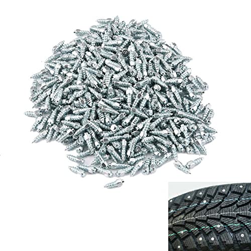 FACULX 400Pcs Screwin Tire Stud Snow Spikes Racing Track Tire Ice