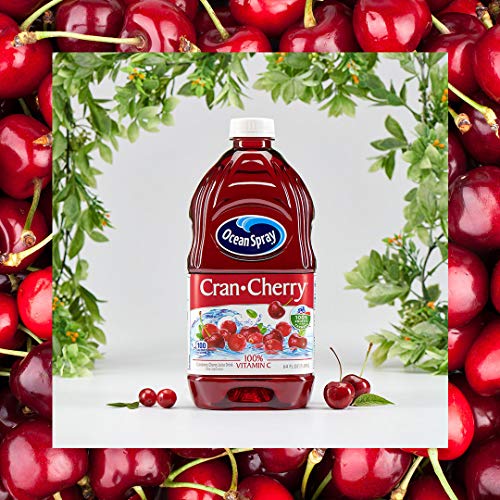 Image of Ocean Spray Cran-Cherry Cranberry Cherry Juice Drink, 64 Fl Oz Bottle (Pack of 8)