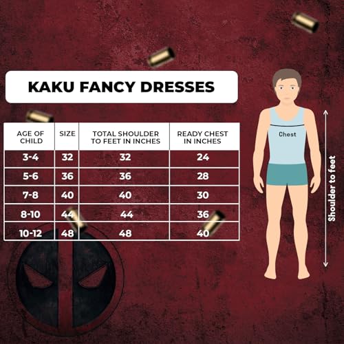 Image of Kaku Fancy Dresses Superhero Costume for Kids - Fancy Dress Outfit for Birthday, Halloween, Role Play