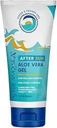 STREAM 2 SEA Gel calmante de Aloe Vera, seguro para recifes, livre de parabenos, alívio natural de picadas subaquáticas e queimaduras solares, cuidados pós-sol para rosto e corpo, fórmula hidratante