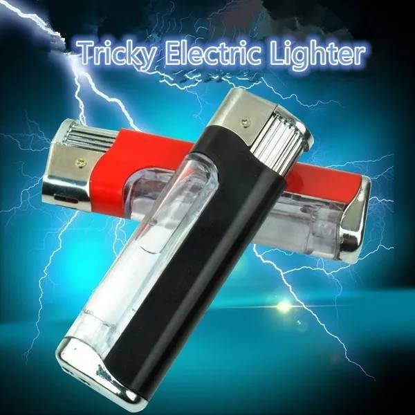 Image of SHAKTISM Electric Shocking Prank Toy - Funny Shock Gag for April Fool, Magic Trick Joke Toy, Novelty Gift for Friends, Party Trick Toy for Kids & Adults (Shocking Lighter)