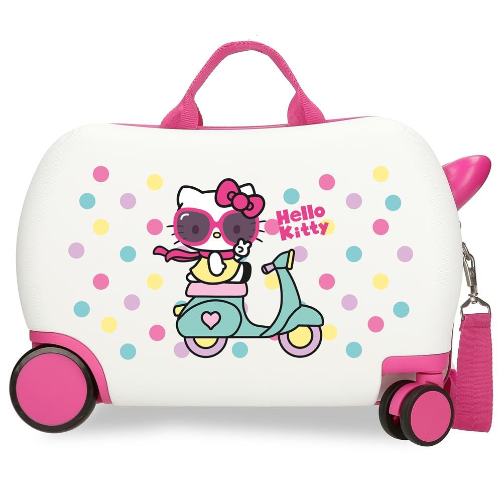 Hello Kitty Girl Gang Valigia per bambini rosa 45 x 31 x 20 cm Rigida ABS 24,6 L 1,8 kg 4 ruote Bagaglio mano, Rosa, Valigia per bambini