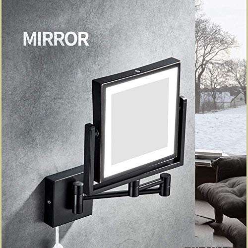 Miroir Maquillage 3X USB JCAKES extensible avec bras pivotant