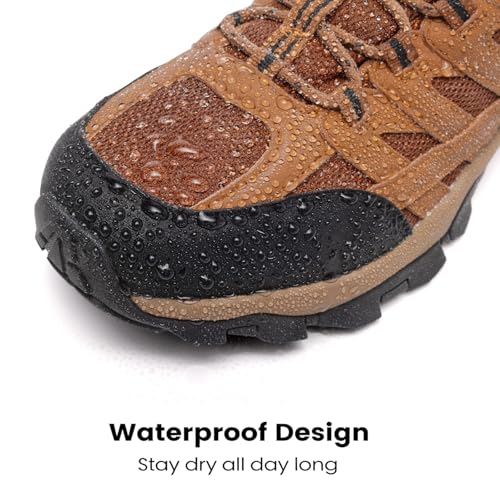 Image of SHULOOK Men's Low Top Waterproof Hiking Shoes