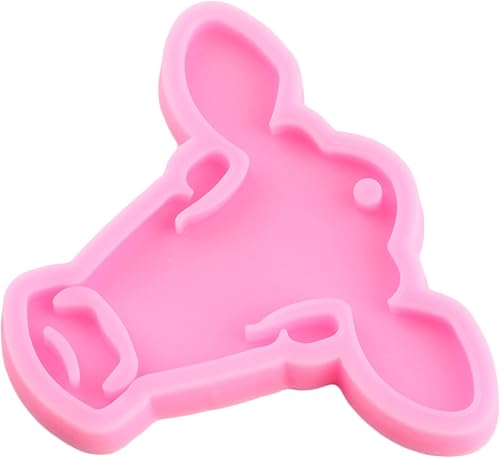 Miniatura 6 de Zixiang Molde de silicona de animales de vaca, ganado, cabeza de toro, moldes de silicona para fondant, herradura, flecha, para decoración de