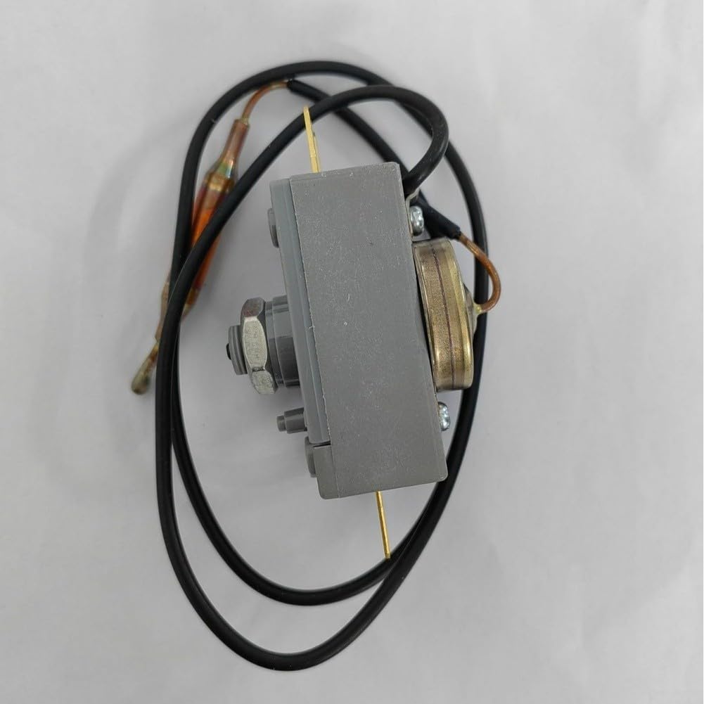 Termostato di ripristino manuale 93C Limitatore di temperatura per scaldabagno elettrico, interruttore interrotto termico da 20 A con design a quattro pin e robusta custodia in metallo di sicurezza