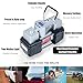 Rleao Automatic Portable Tire Inflator for Car Air Compressor Pump with Memory Setting and Auto Shut-off 150PSI 12V DC Double Cylinder with Basic Tools for Pickup Truck, SUV, Sedan, Crossover, Minivan