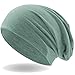 Produktbild Hatstar Klassische Jersey Slouch Long Beanie Mütze, leicht und weich, für Damen und Herren (Petrol)