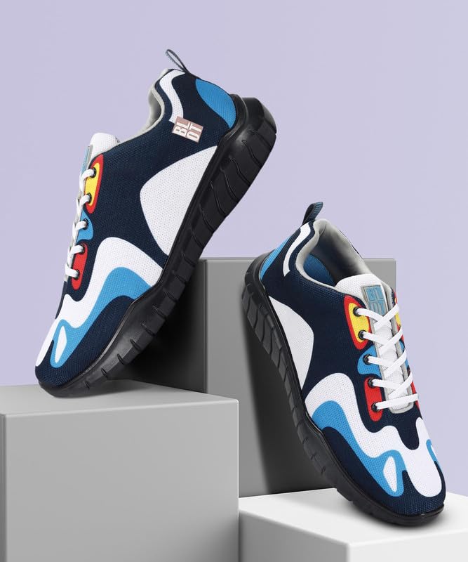 Image of PARAGON PUK1231G Sports Shoes for Men | Stylish Design, Comfortable Cushioned Insole, Lace up and Sturdy Grip for Better Fitting, Breathable Upper Material | Ideal for Everyday Use