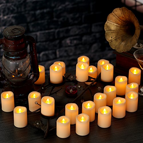 Flameless Candles, Votive Candles Set 24 (H 2") Led Tea Light Candles - Thumbnail 2