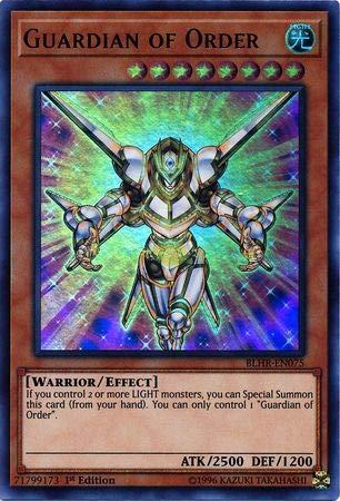 Yu-Gi-Oh! - Guardian of Order - BLHR-EN075 - Ultra Rare - 1st Edition - Battles of Legend: Hero's Revenge