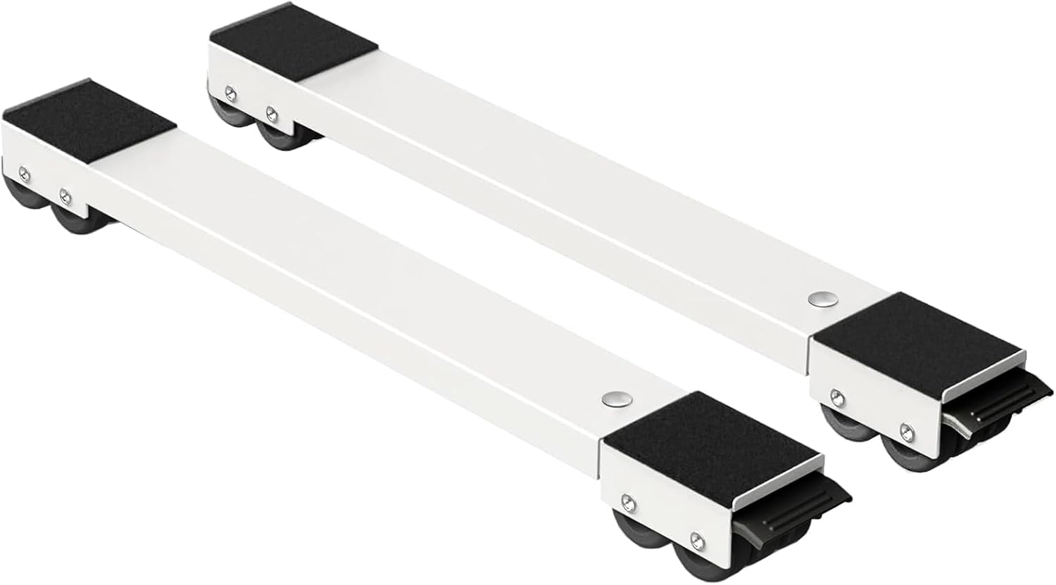 Adjustable Appliance Roller Stand 2Pcs Heavy Duty Furniture Dolly Trolley Extendable Base with Wheels for Washing Machine Fridge Dishwasher Cooker Tumble Dryer up to 300KG