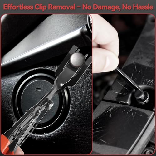 Image of 2080PCS Auto Retainer Clips Kit with Fastener Plier, Trim Removal Tools and 3-Layer Organizer Box, 33 Most Common Push Rivets for Car Bumper, Fender, Door Panel and Interior Repair